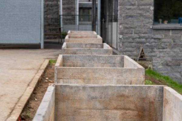 Aménagement de bacs potager pour l'école communale de Hamois