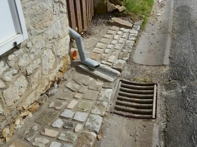 Création d'un trottoir en pavé de rue